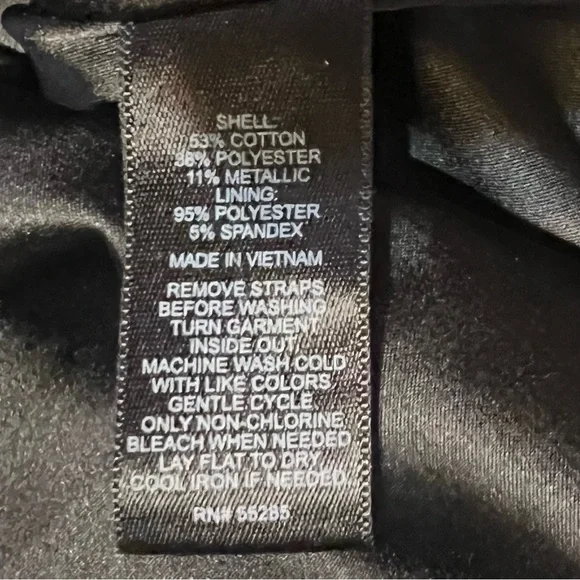 Express Snakeskin Print Black Strapless Mini Dress Fit and Flare Elegant Party 2 - Picture 5 of 12